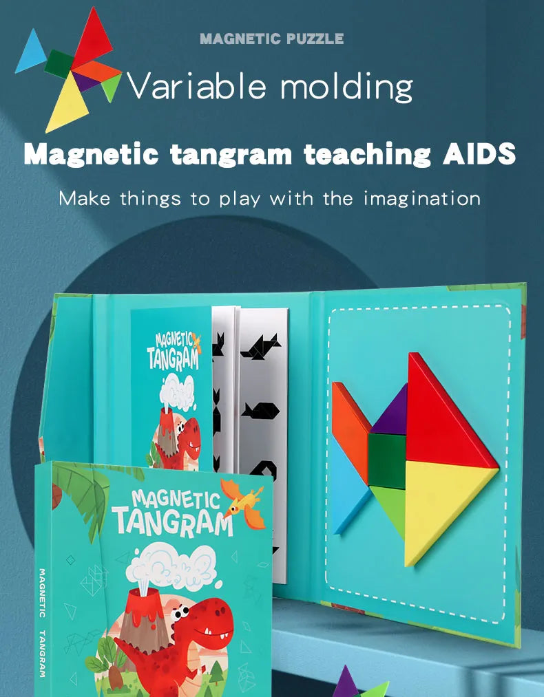 Magnetic Tangram Puzzle for Youngsters