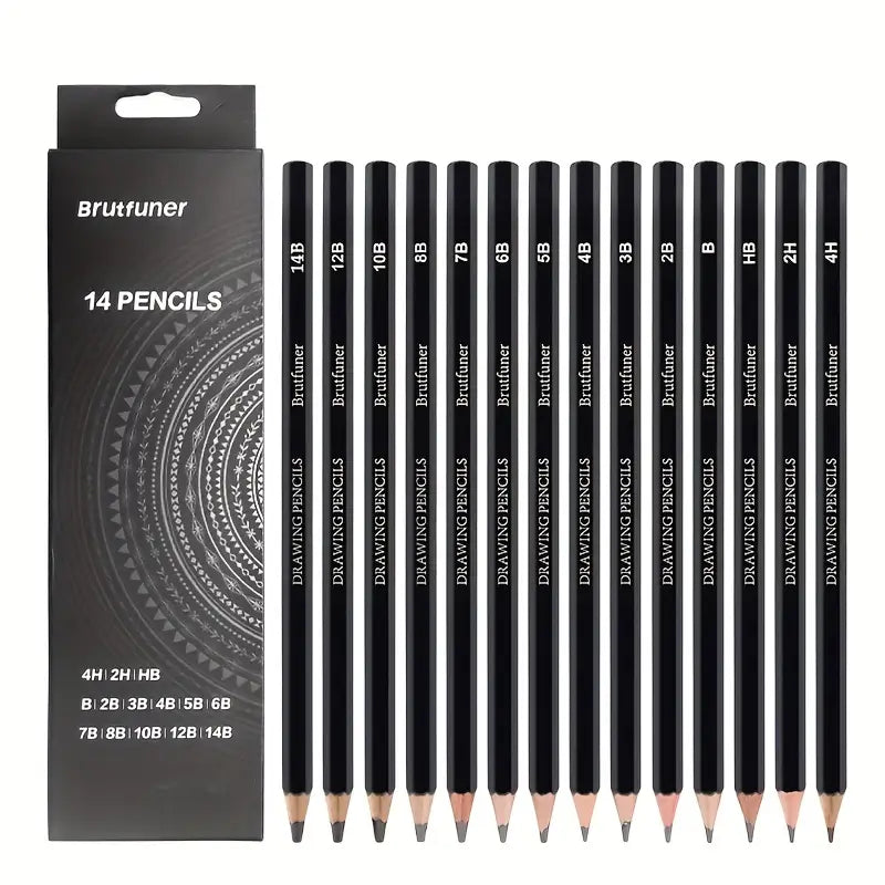 14pcs Benfaner Sketch Pencils
