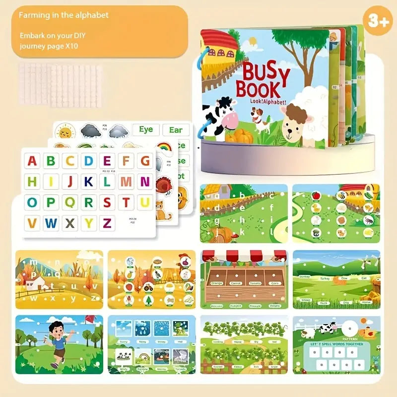Colorful Educational Busy Book