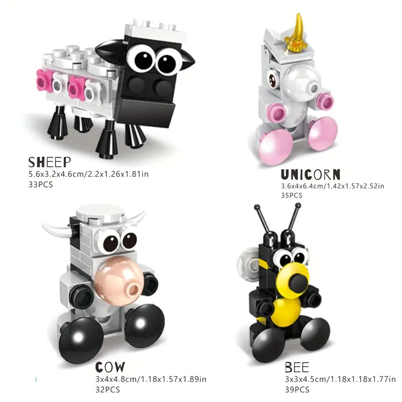 1pc of endless fun with Animal or Insect Building Blocks