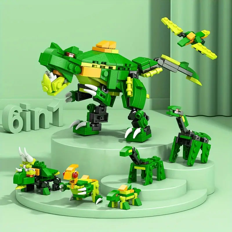 Mini T-Rex Dinosaur Model Building Blocks Toy