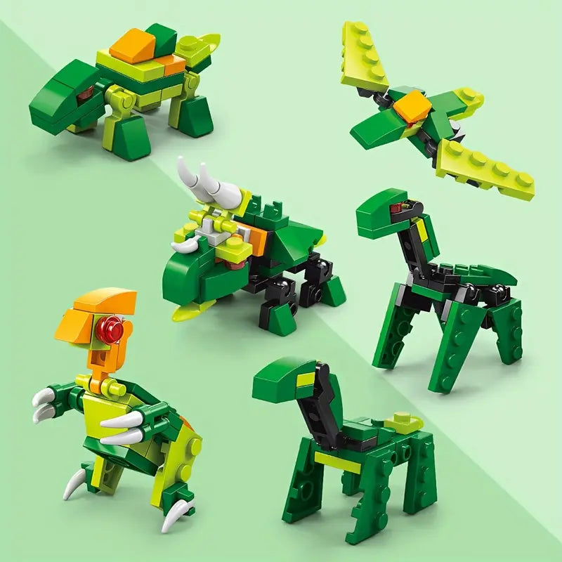 Mini T-Rex Dinosaur Model Building Blocks Toy