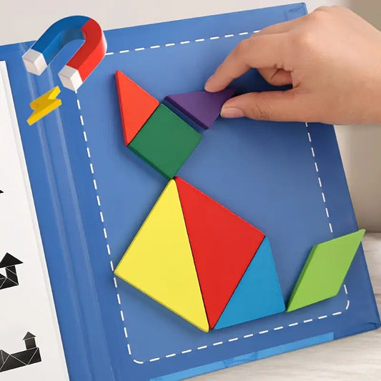 Magnetic Tangram Puzzle for Youngsters