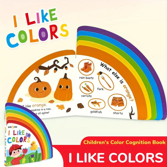I Like Colors Tabbed Board Book for kids