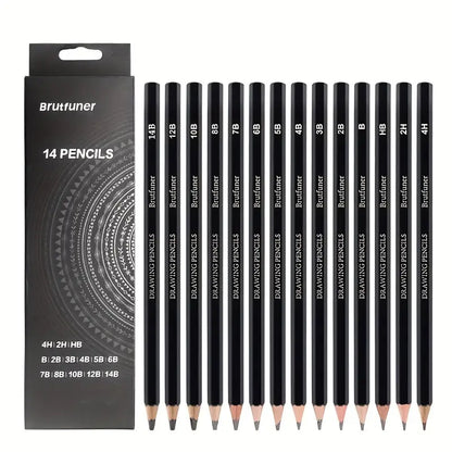 14pcs Benfaner Sketch Pencils