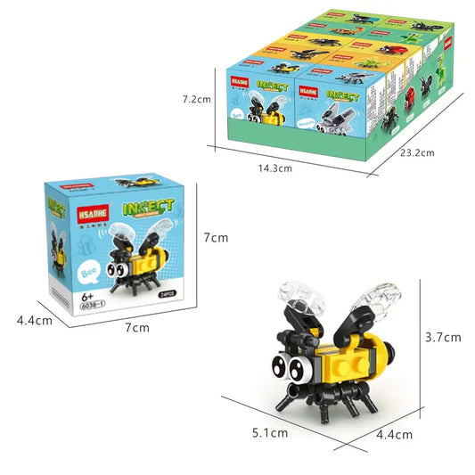 1pc of endless fun with Animal or Insect Building Blocks