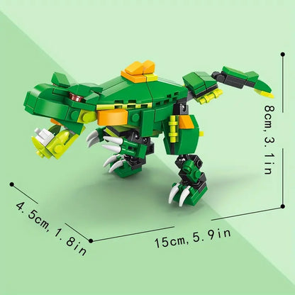 Mini T-Rex Dinosaur Model Building Blocks Toy