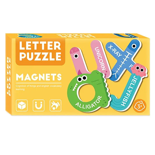 Magnetic Puzzle Set - Letter Edition
