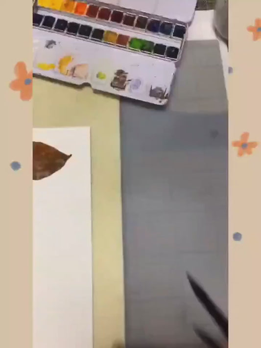 7 Squirrel Hair Watercolor Brush Set